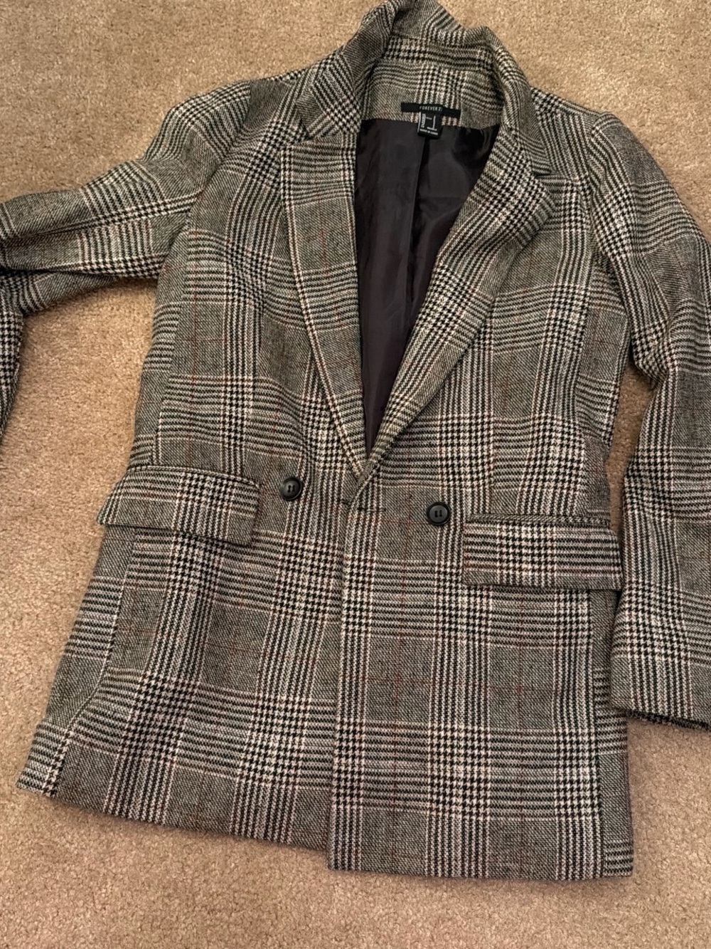 Blazer- Gray/Brown